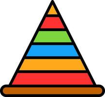 Pyramid Vector Icon Design