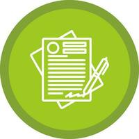 Contract Vector Icon Design