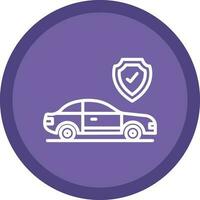 Car insurance Vector Icon Design