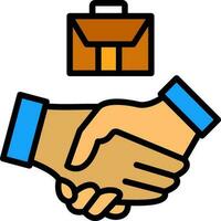 Business partnership Vector Icon Design