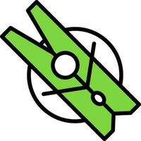 Clothes peg Vector Icon Design