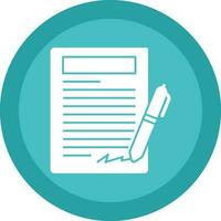 Agreement Vector Icon Design