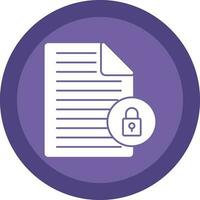 Secure data Vector Icon Design