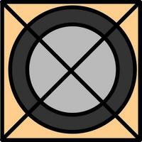 Do not tumble dry Vector Icon Design