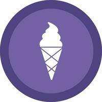 Ice cream cone Vector Icon Design