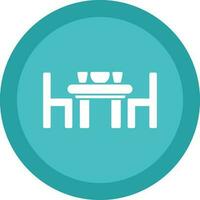 Dining table Vector Icon Design