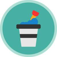 Bucket Vector Icon Design