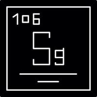 Seaborgium Vector Icon Design
