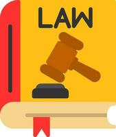 Law book Vector Icon Design