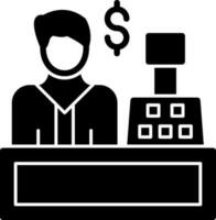 Cashier Vector Icon Design