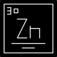 zinc vector icono diseño