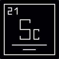 Scandium Vector Icon Design