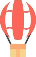 Hot air balloon Vector Icon Design