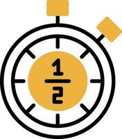 Half time Vector Icon Design