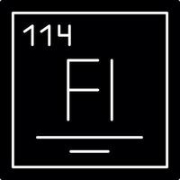 Flerovium Vector Icon Design