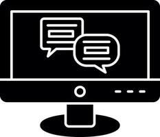 Conversation Vector Icon Design