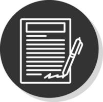 Agreement Vector Icon Design