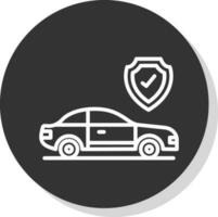 Car insurance Vector Icon Design