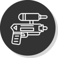 diseño de icono de vector de pistola de agua