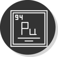 Plutonium Vector Icon Design