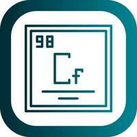 Californium Vector Icon Design