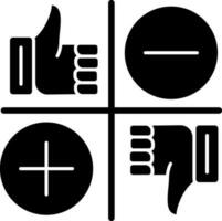 Swot analysis Vector Icon Design