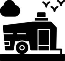 diseño de icono de vector de caravana