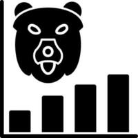 Bear market Vector Icon Design