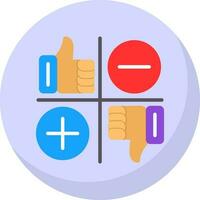 Swot analysis Vector Icon Design