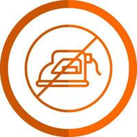 No iron Vector Icon Design