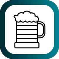 Beer glass Vector Icon Design