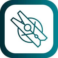 Clothes peg Vector Icon Design