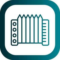 Accordion Vector Icon Design