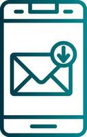 Inbox Vector Icon Design
