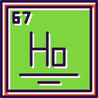 Holmium Vector Icon Design