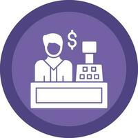 Cashier Vector Icon Design