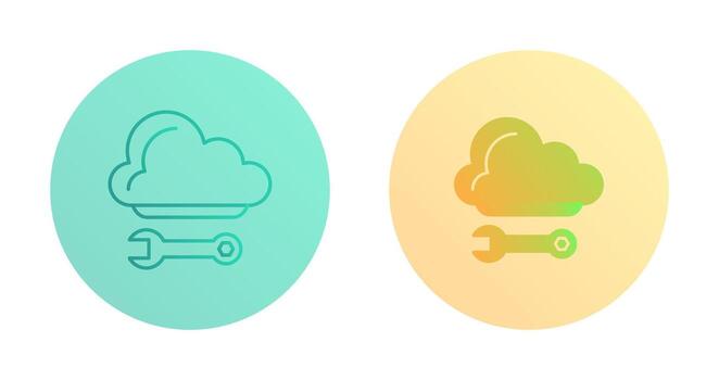 Cloud Computing Vector Icon