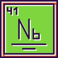 Niobium Vector Icon Design