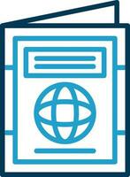 International passport Vector Icon Design