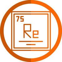 Rhenium Vector Icon Design