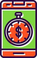 Time is money Vector Icon Design