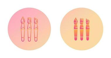 Brushes Vector Icon