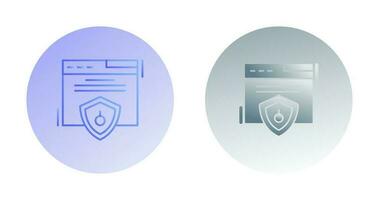 Web Security Vector Icon