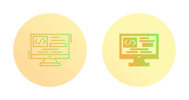 Coding Vector Icon