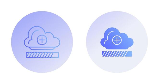 icono de vector de carga