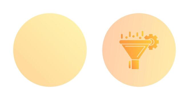 icono de vector de filtrado