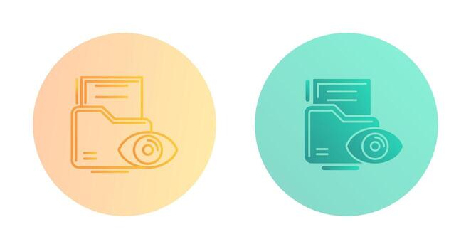 icono de vector de visualización de datos