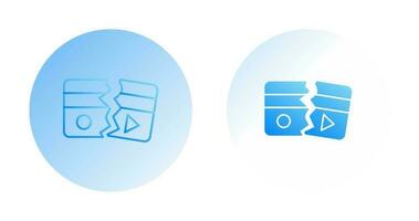 Broken Vector Icon