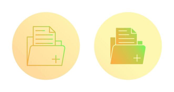 icono de vector de carpeta