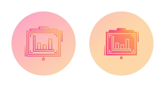 icono de vector de presentación